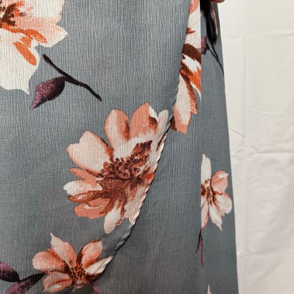 Bailey Blue Cold Shoulder Floral Maxi Dress Size M - Picture 5 of 10